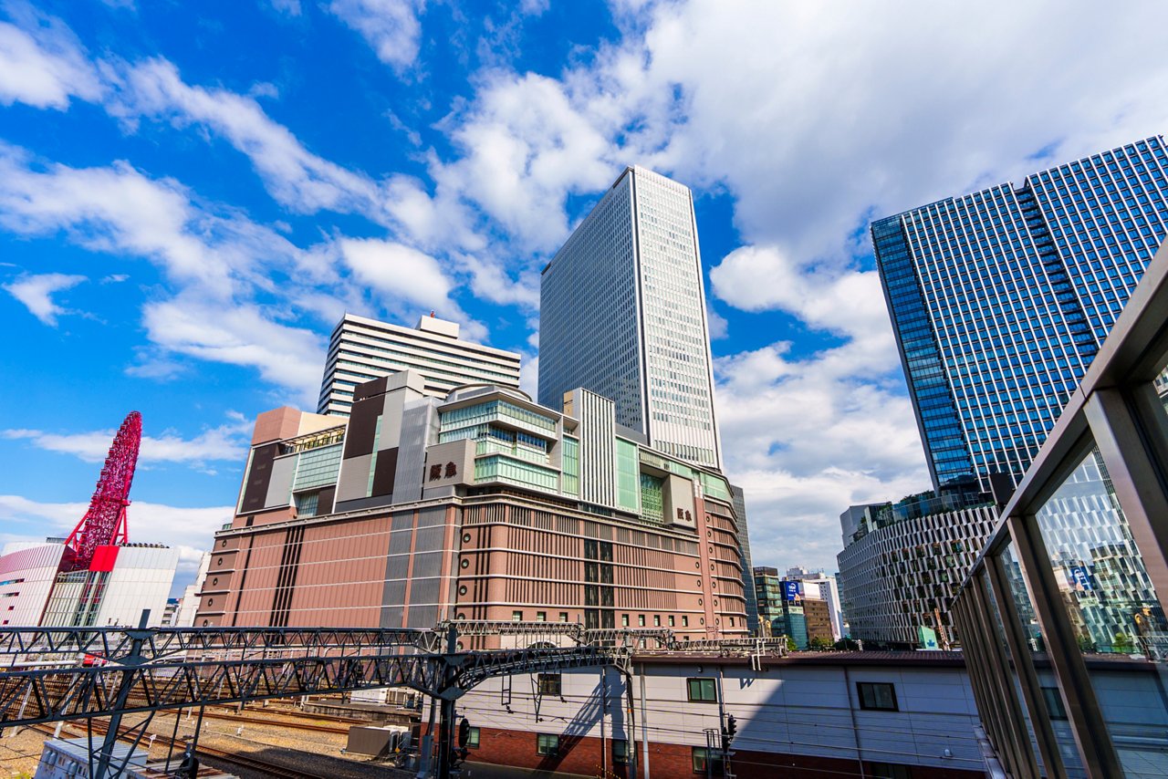 大阪のウェルビーイング・オフィスビルのイメージ