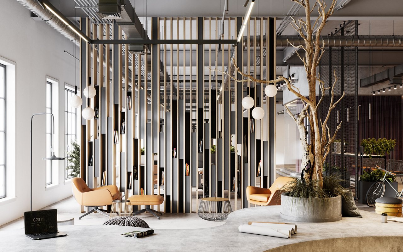 リニューアルした美しいオフィス