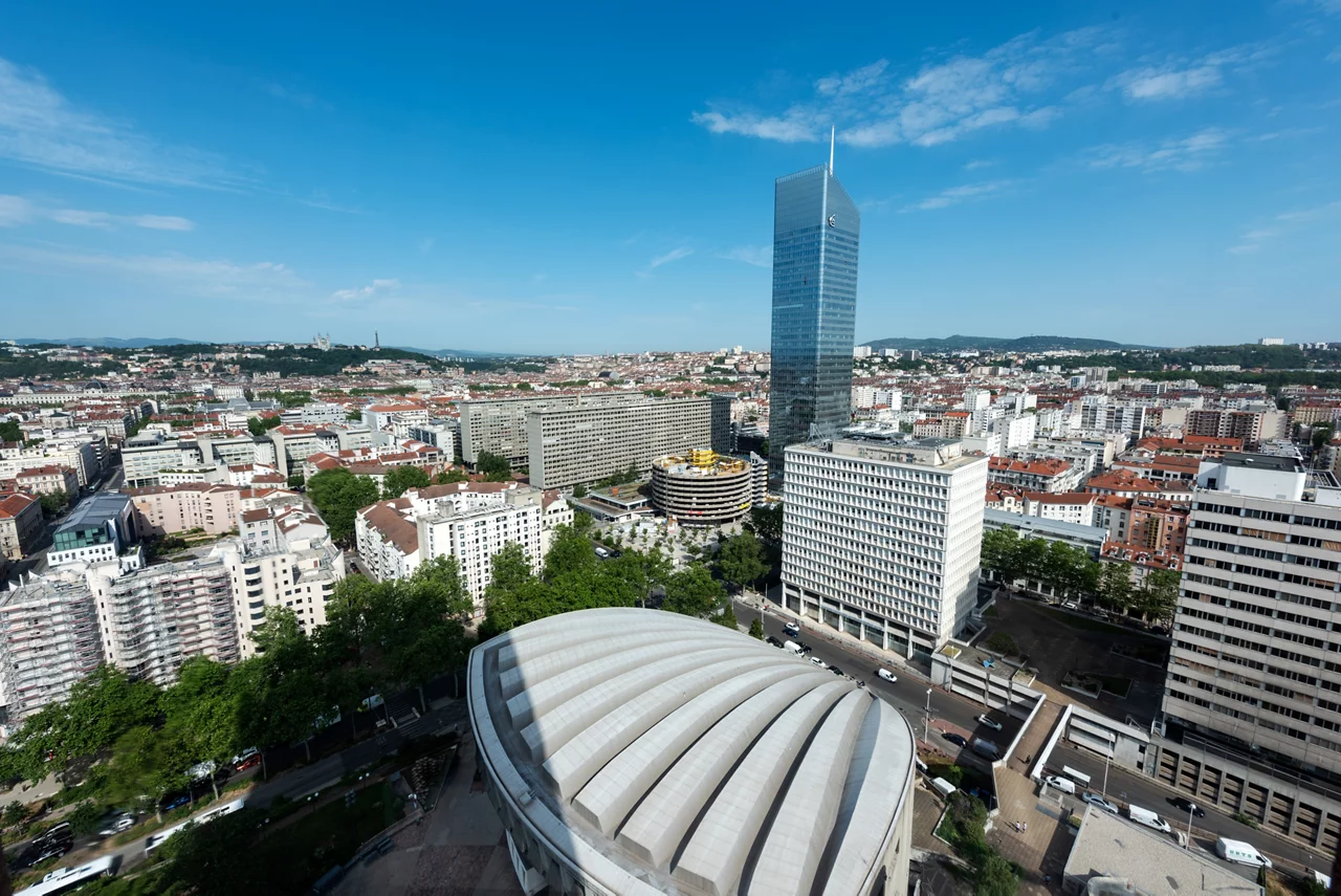 L'architecture moderne de Lyon.