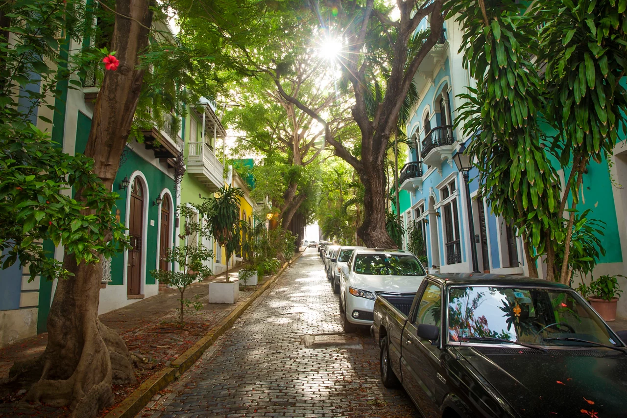Puerto Rico - street of San Juan