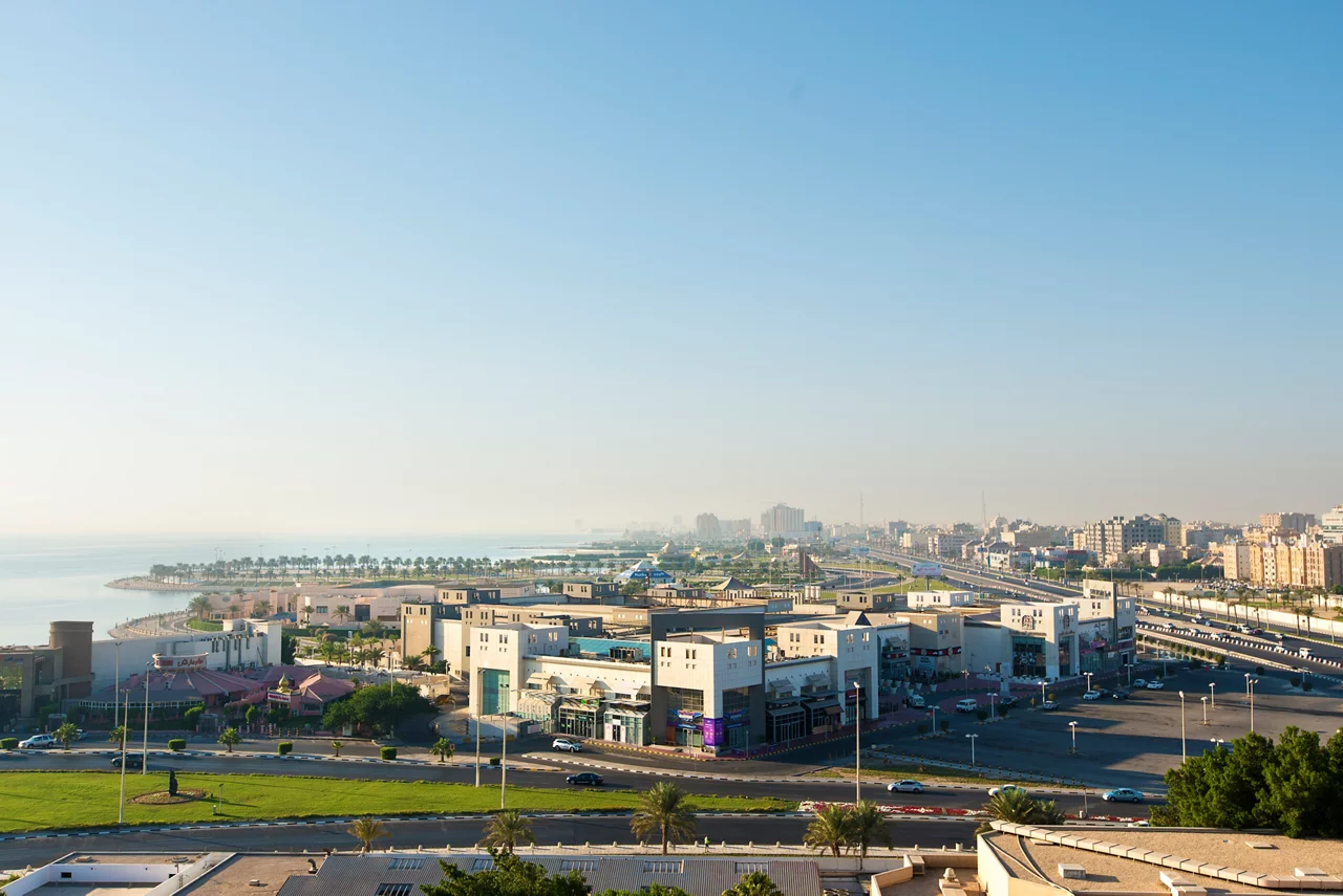 Aerial view of Al Khobar city