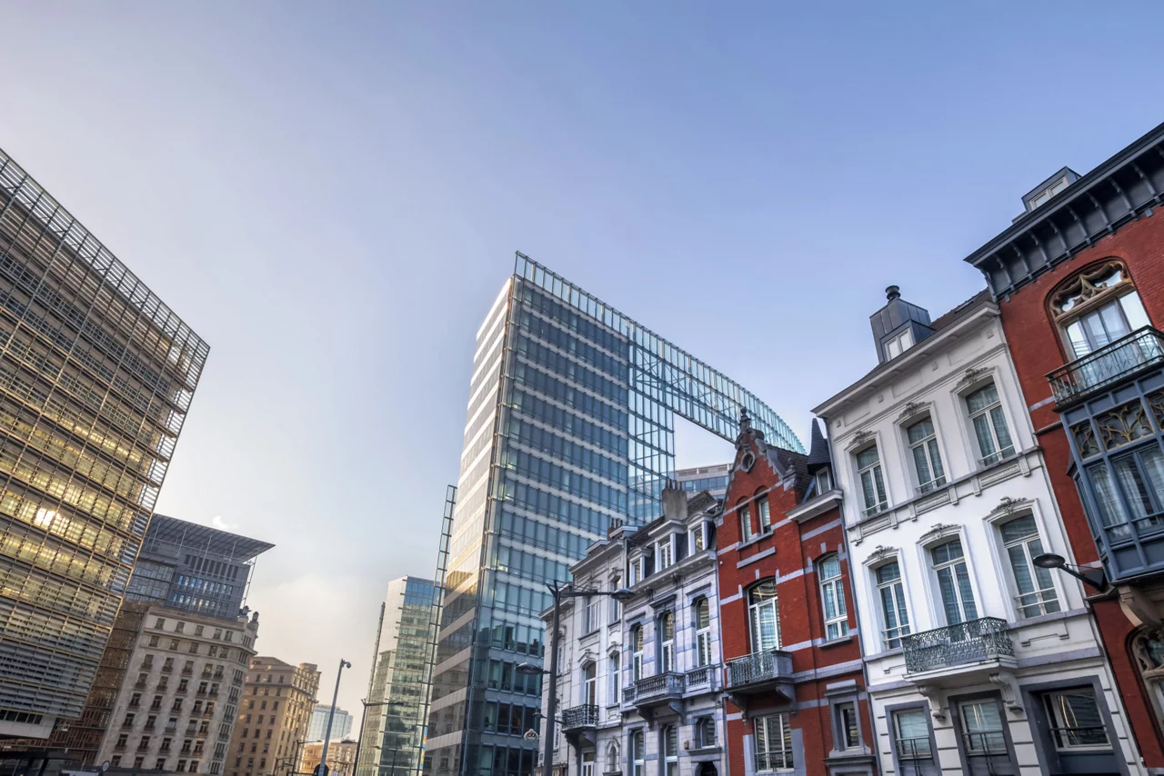 Brussels belgium cityscape