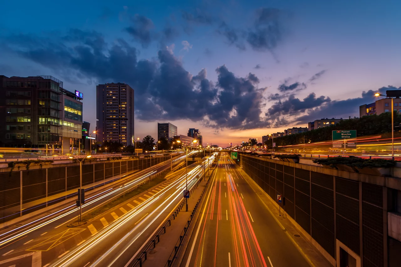 Widok na miasto Katowice