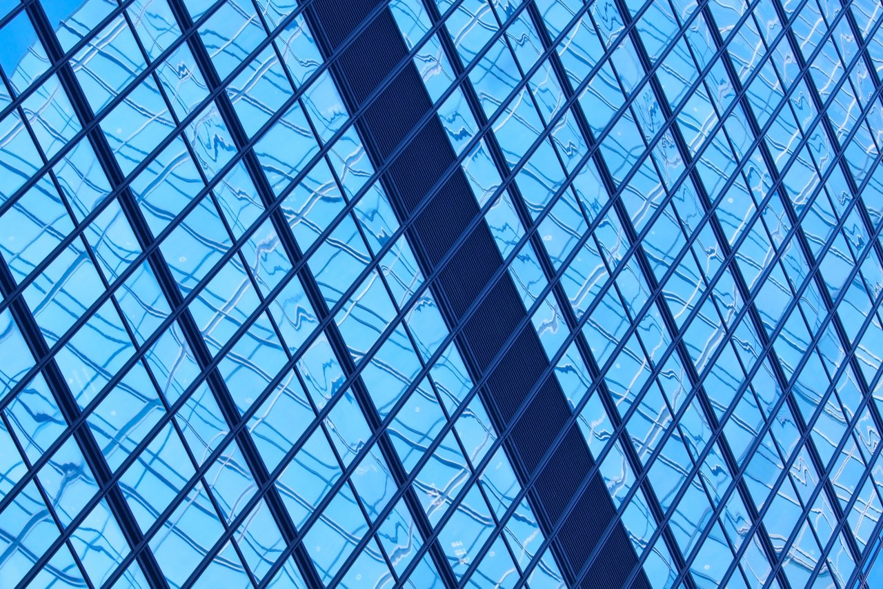 It is in blue toned.