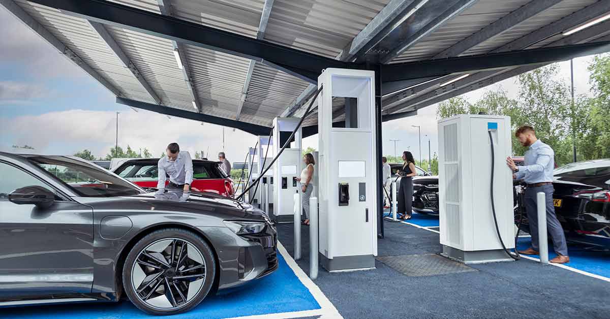 EV car charging station