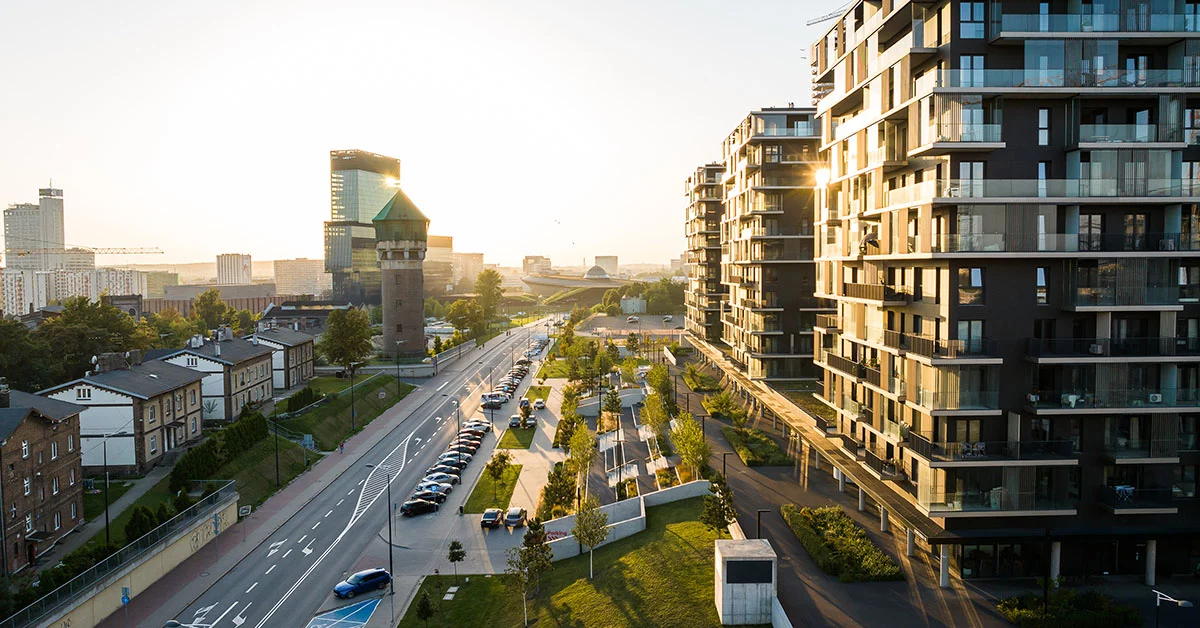 Building surround by Roads