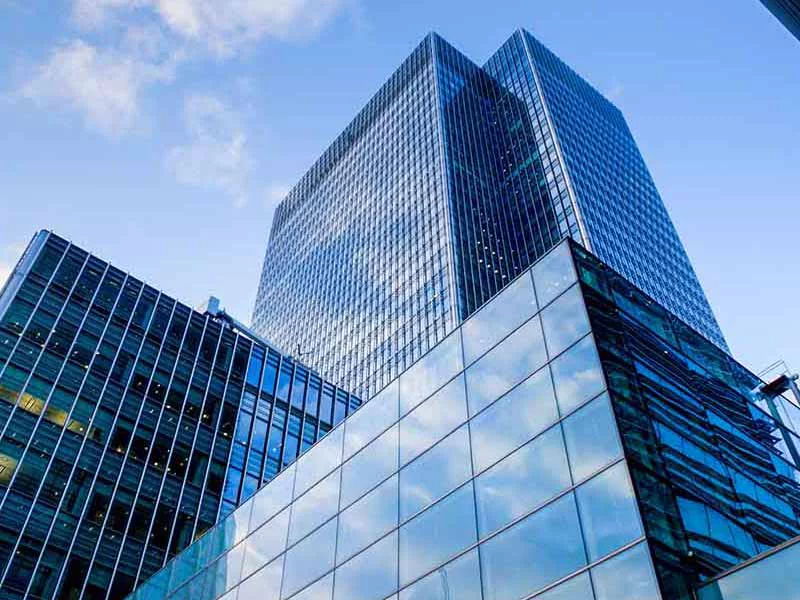 Exterior of a office building