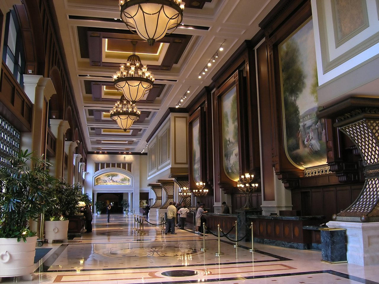 Luxury Hotel Lobby, San Diego
