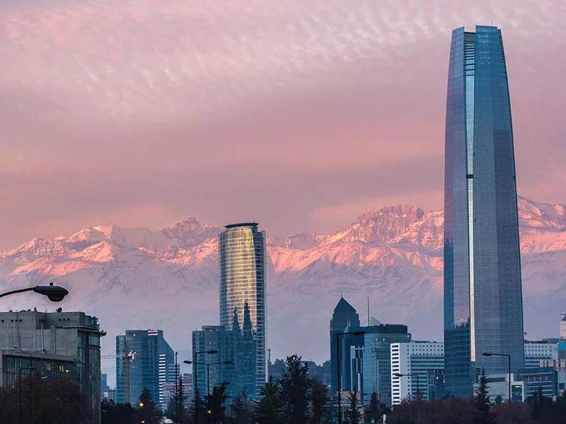 City view showcasing towering skyscraper buildings