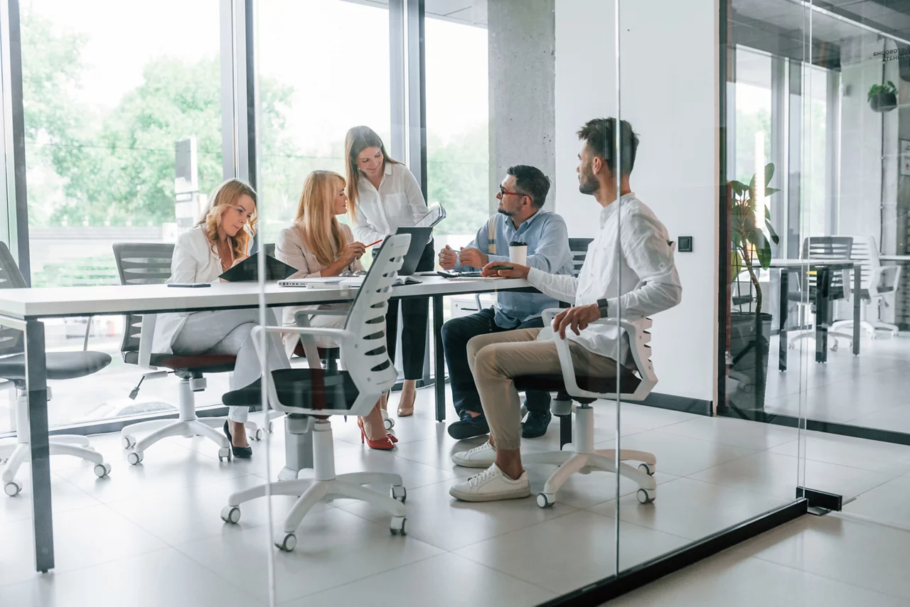 Group of professional business people