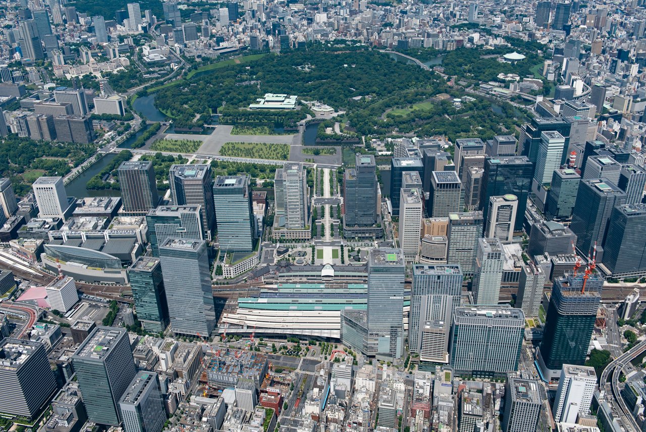 三菱地所の保有オフィスが多数存在する東京・丸の内エリア