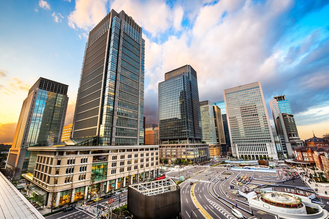 三菱地所が丸の内エリアに保有している大規模オフィスビル