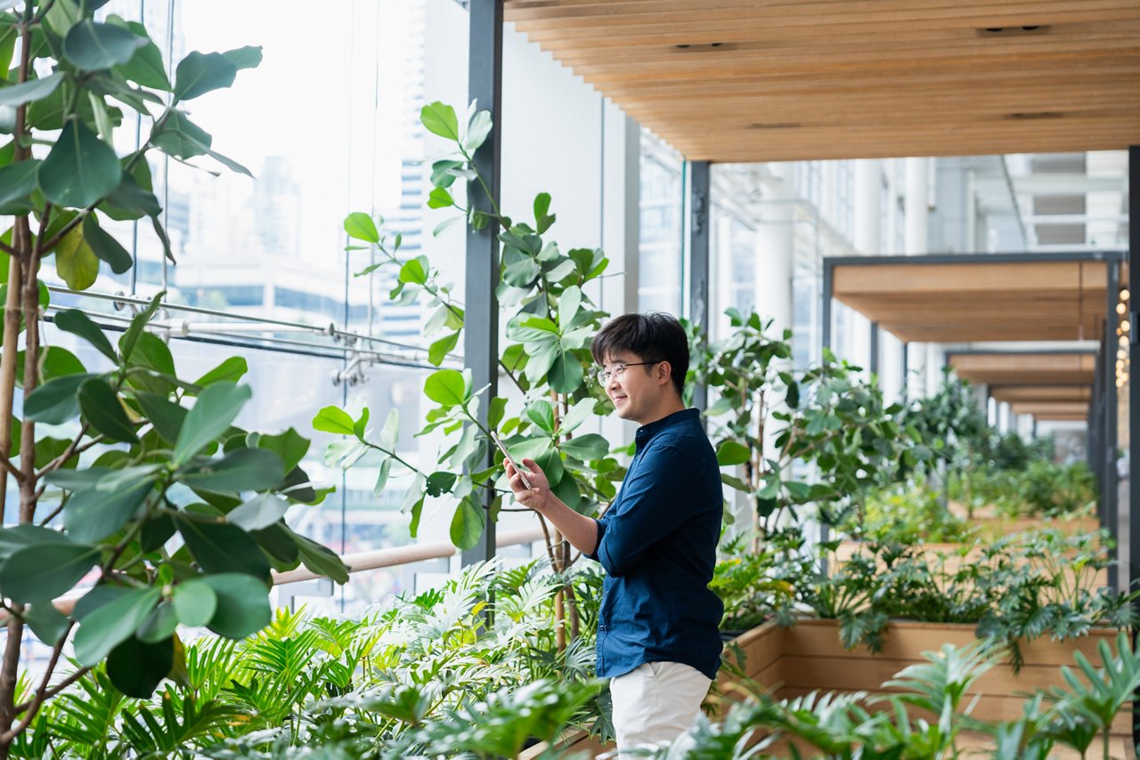 オフィスの休憩スペースにウェルネスの導入を