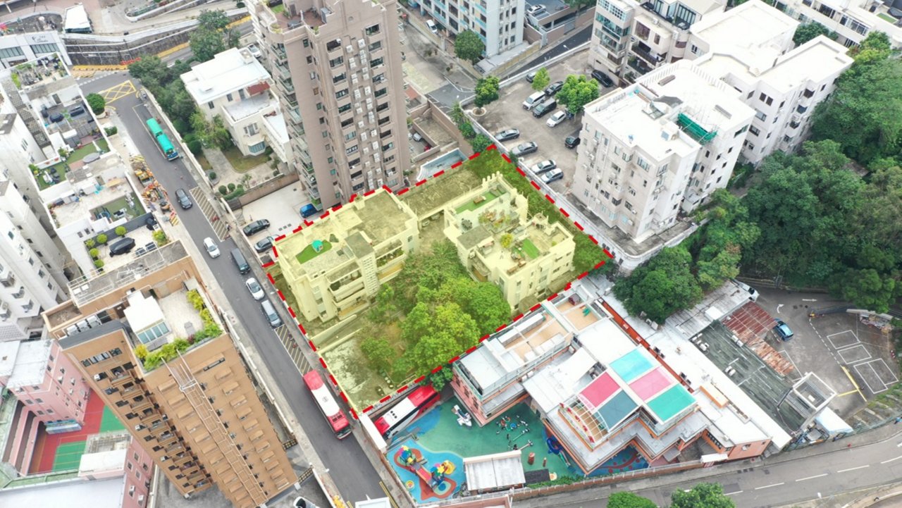 Overlooking the residential area