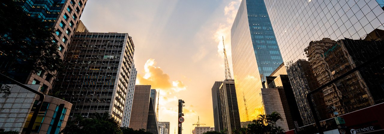 Edifícios na região da Avenida Paulista, em São Paulo
