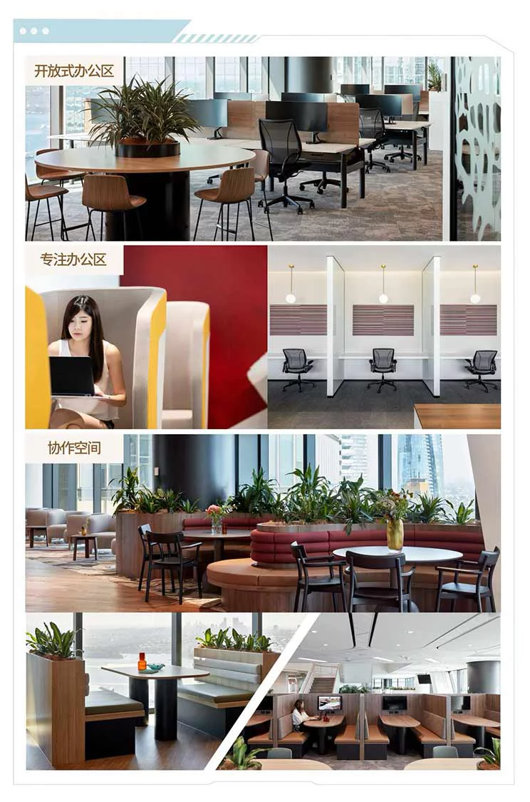 different office space