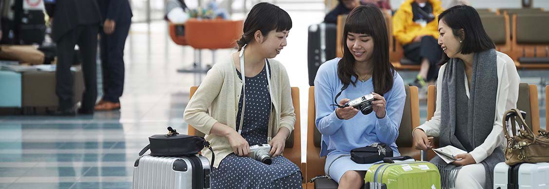 空港の利用客