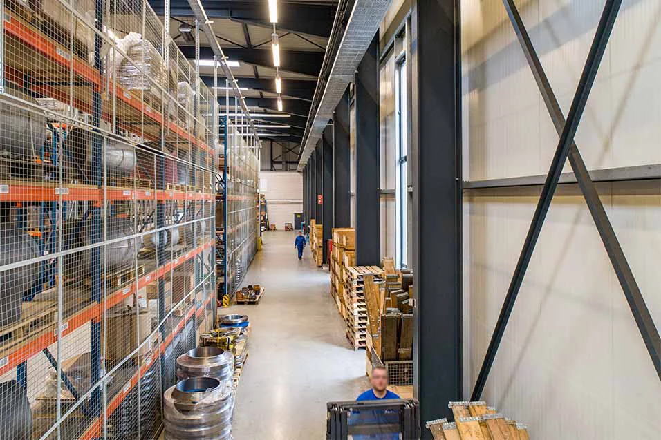 The warehouse built in 2008
