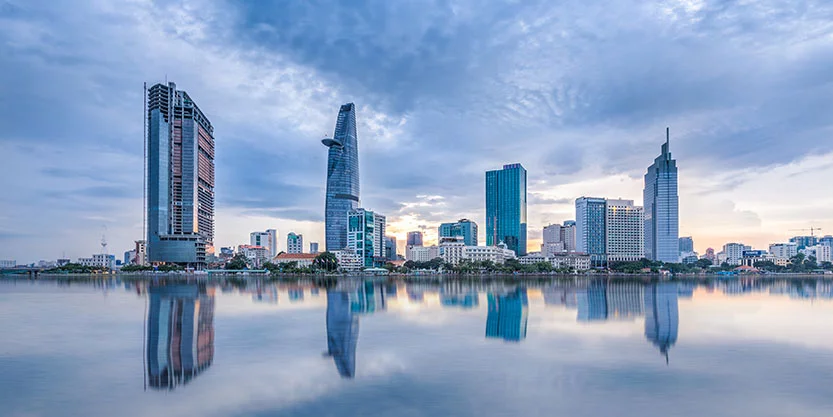 Cloud view and buildings
