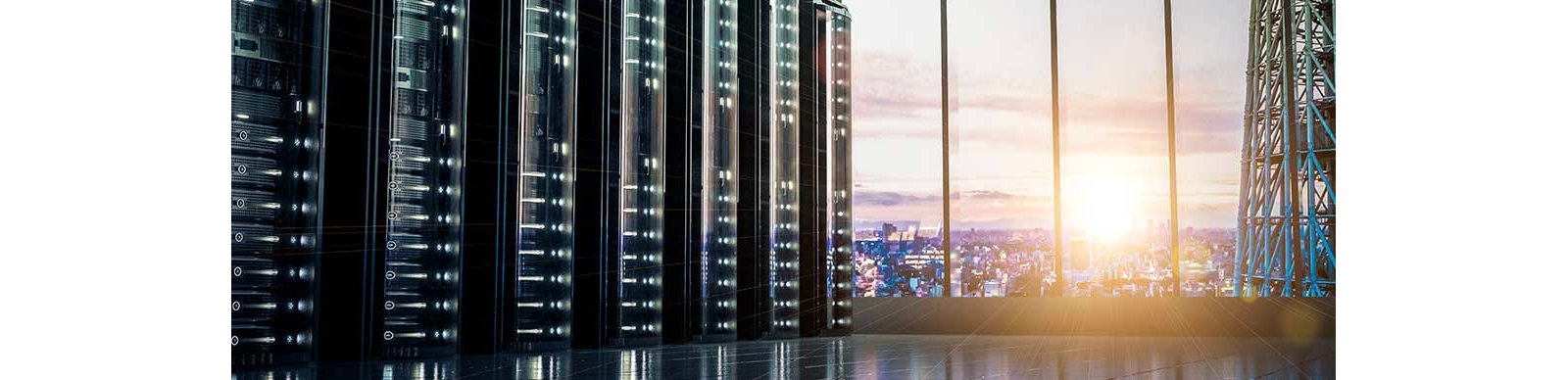 Glass office building