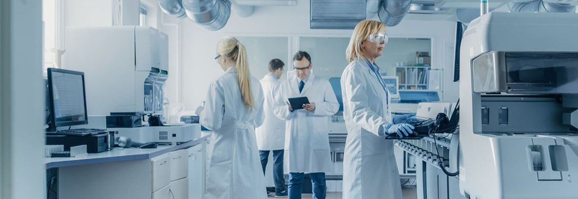 Scientist in lab