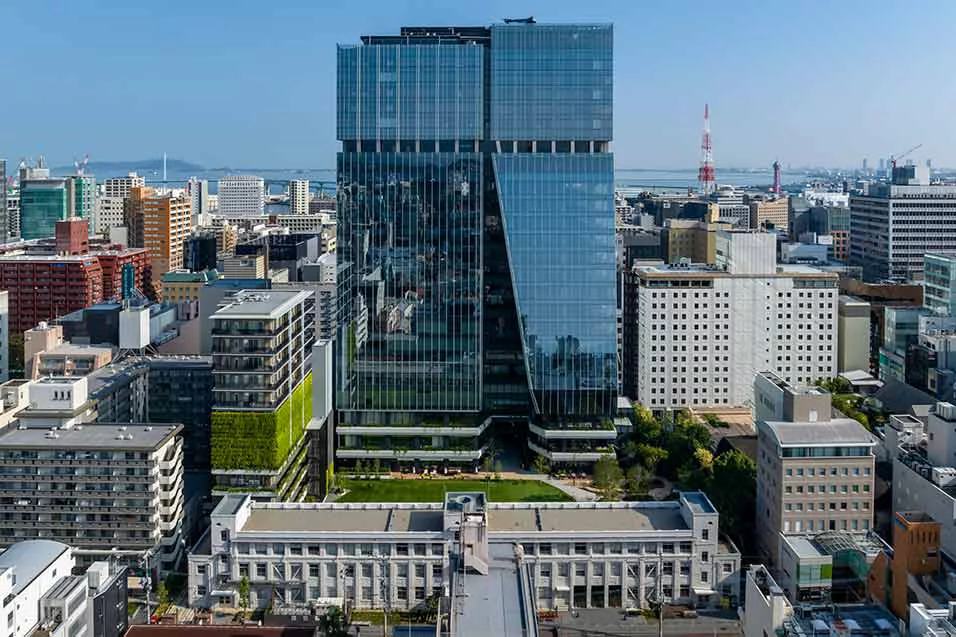 福岡大名ガーデンシティの全景
