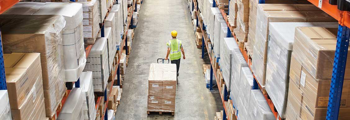 Carton boxes in logistics