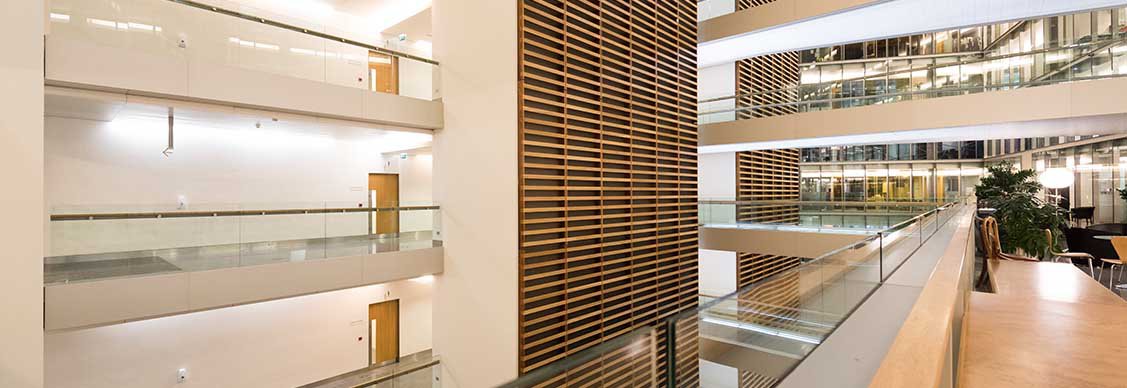 Interior view of building