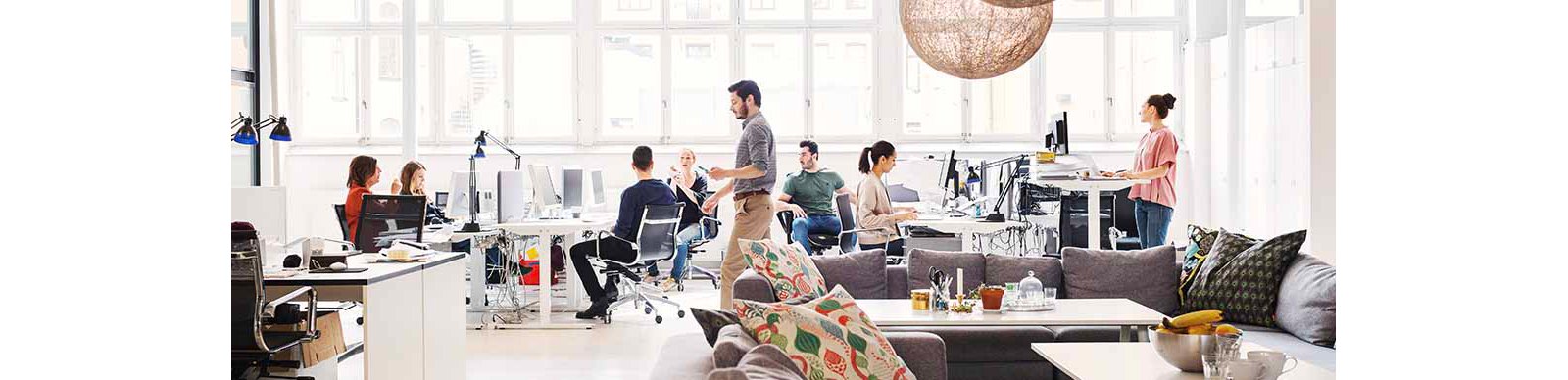 People in office