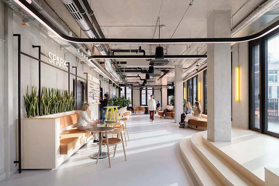 New office, new ways of working, office spaces, Project, Development, Workplace Consulting, Innovative design, collaborative work environment