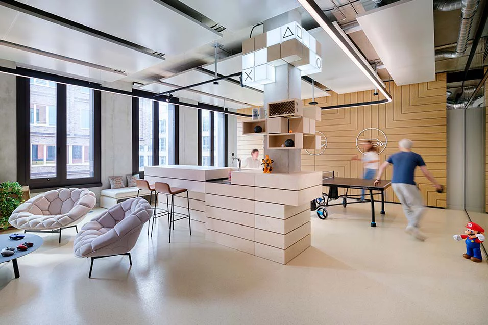 New office, new ways of working, office spaces, Project, Development, Workplace Consulting, Innovative design, collaborative work environment