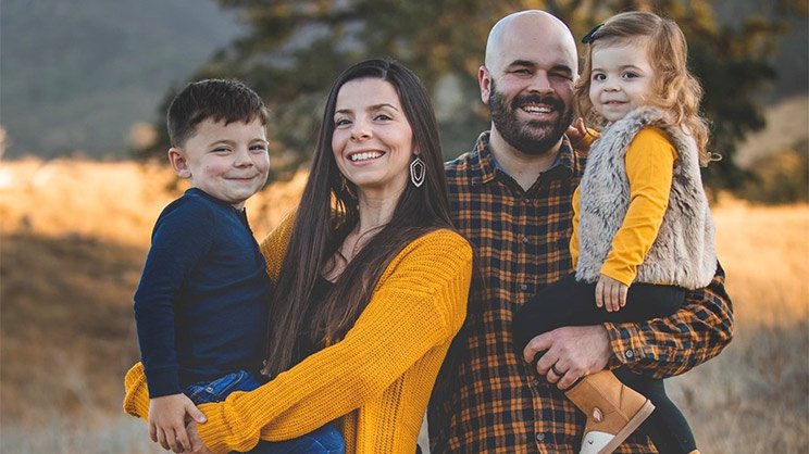 Peter Strasser and his Family