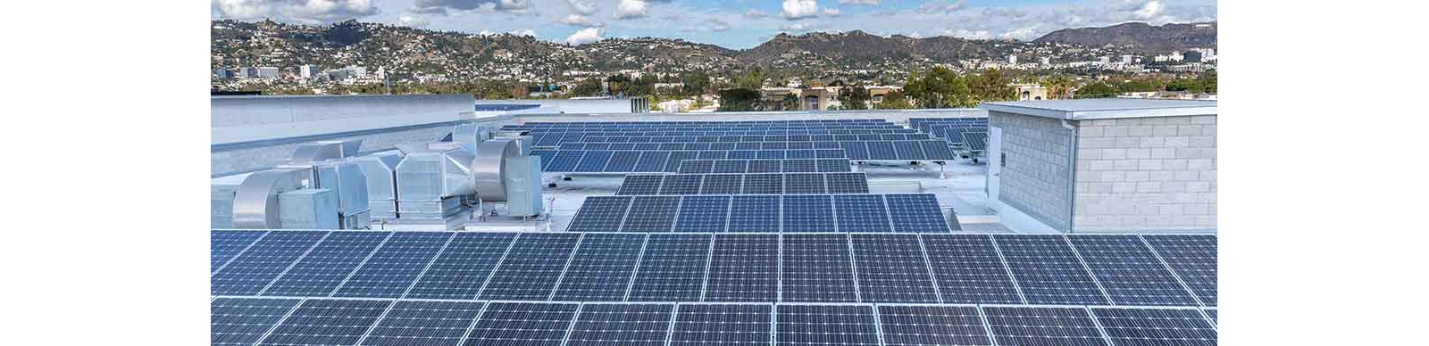 View of a solar panel