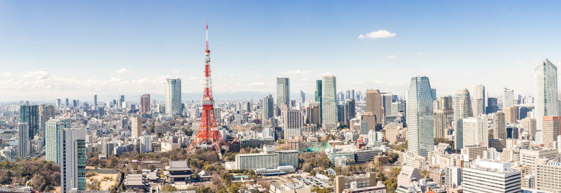 オフィスビルが集積する東京都心部