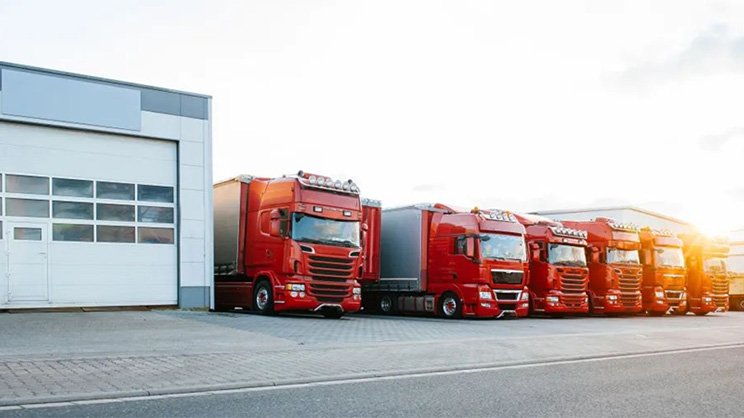 Logistics vehicle parking