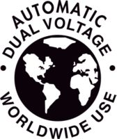 worldwide automatic dual voltage icon