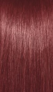 image of a red swatch of hair