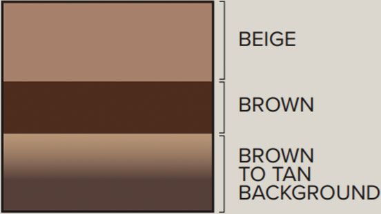 image of the natural beige hair color chart