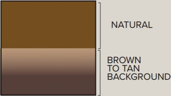 image of the natural hair color chart
