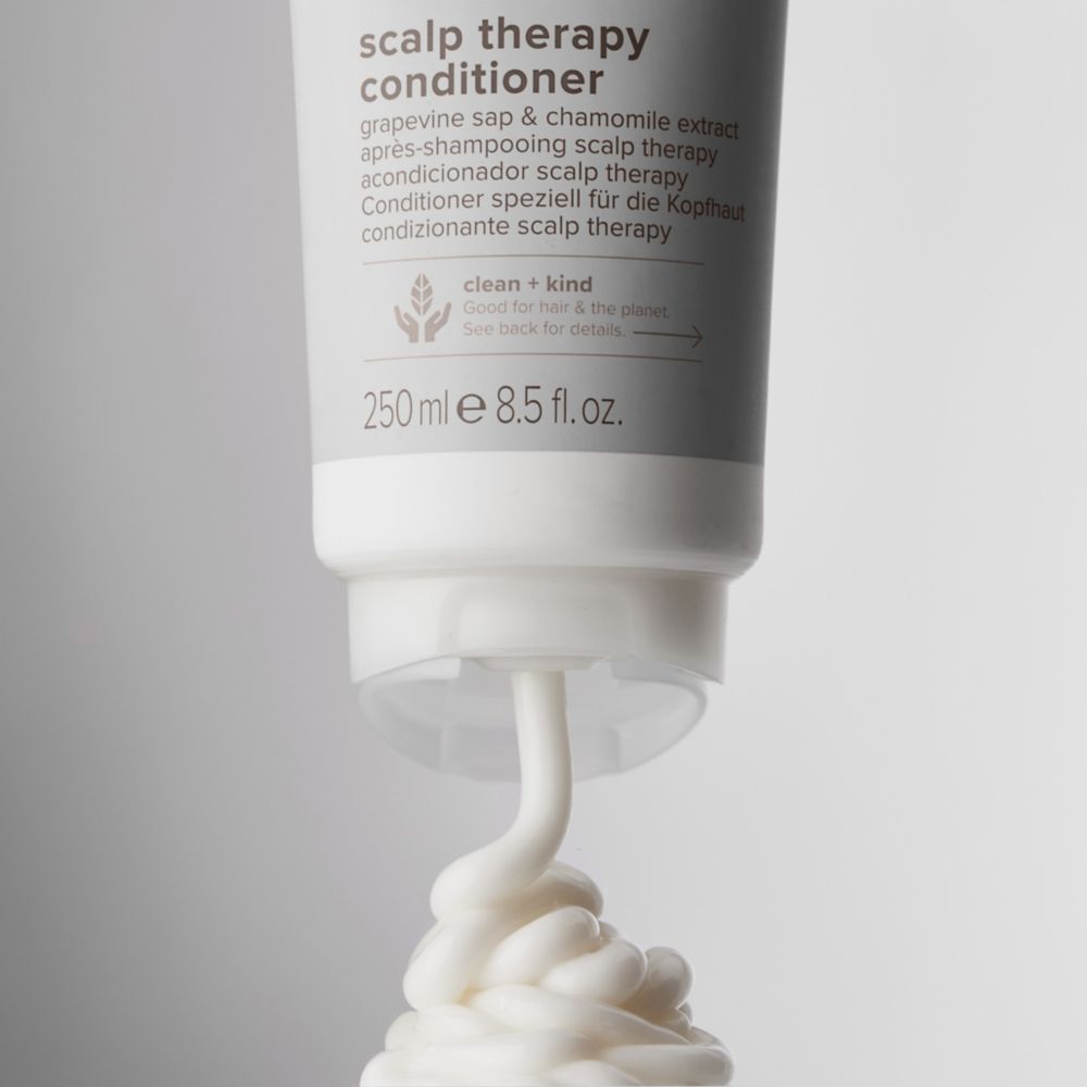 a bottle of Clean Beauty Scalp Therapy Conditioner