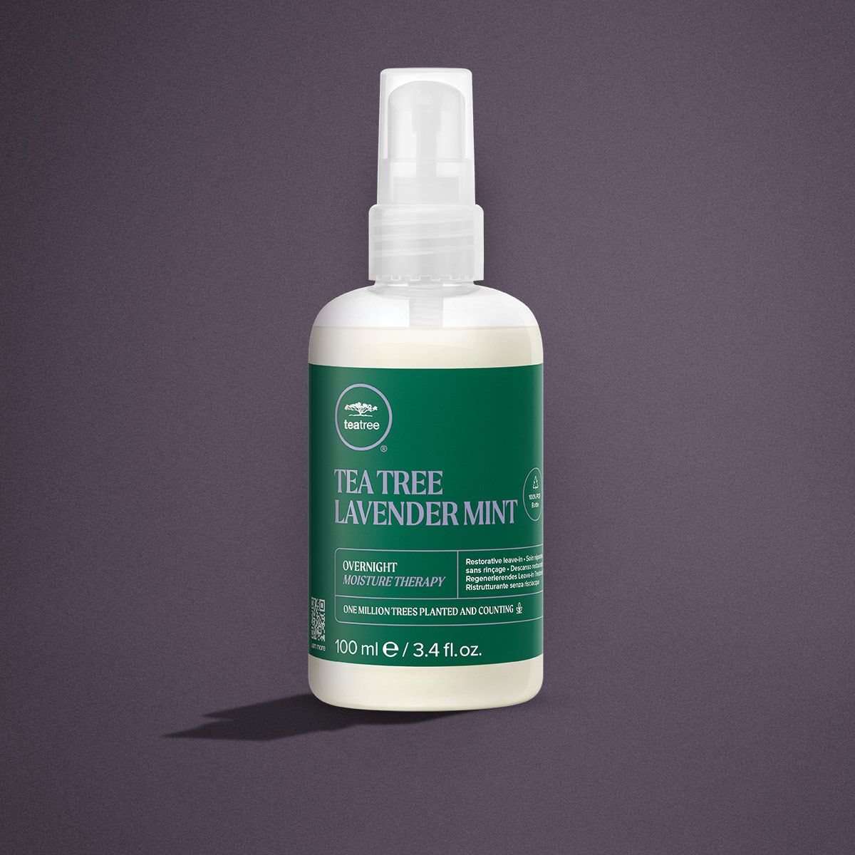 image of a bottle of Tea Tree Lavender Mint Overnight Moisture Therapy