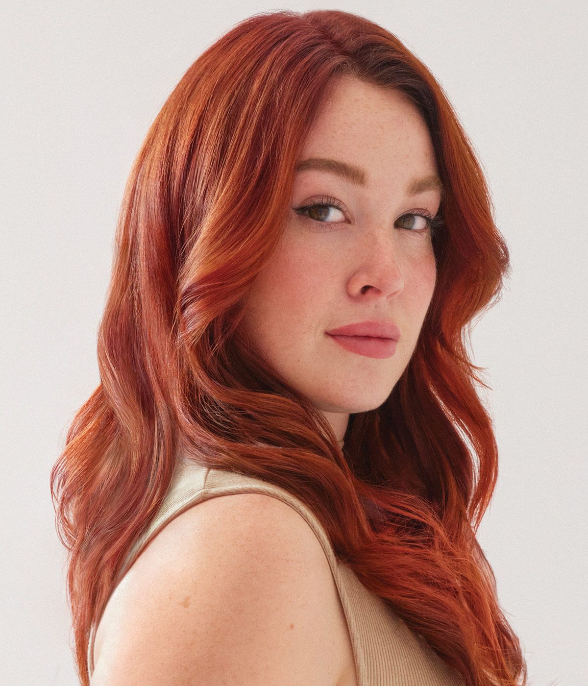image of a red-haired woman