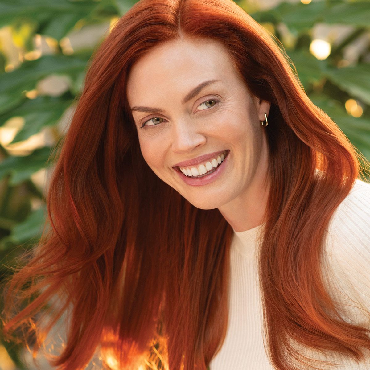image of a red-haired woman