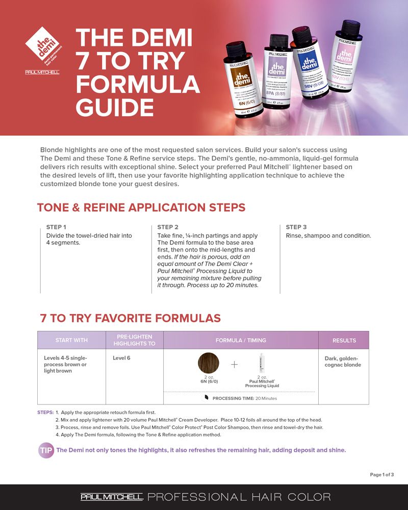 image of The Demi 7 To Try Formula Guide