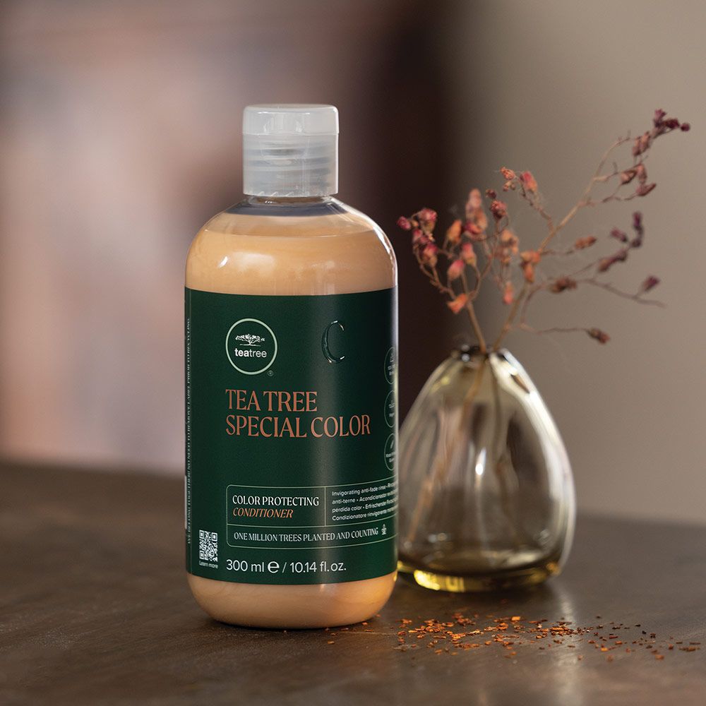 a bottle of Tea Tree Special Color Conditioner