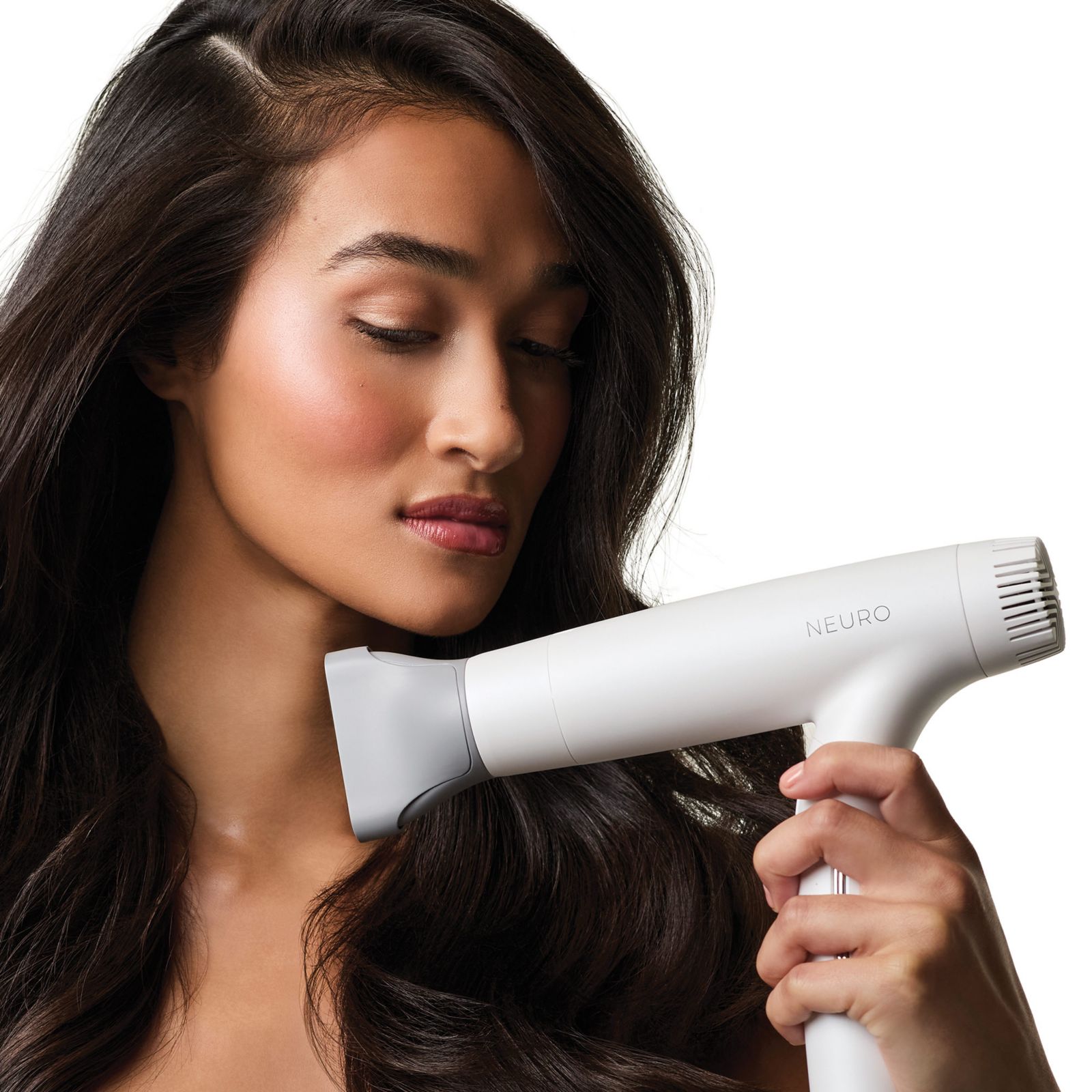 image of a model holding the Neuro Dry+ Global Edition