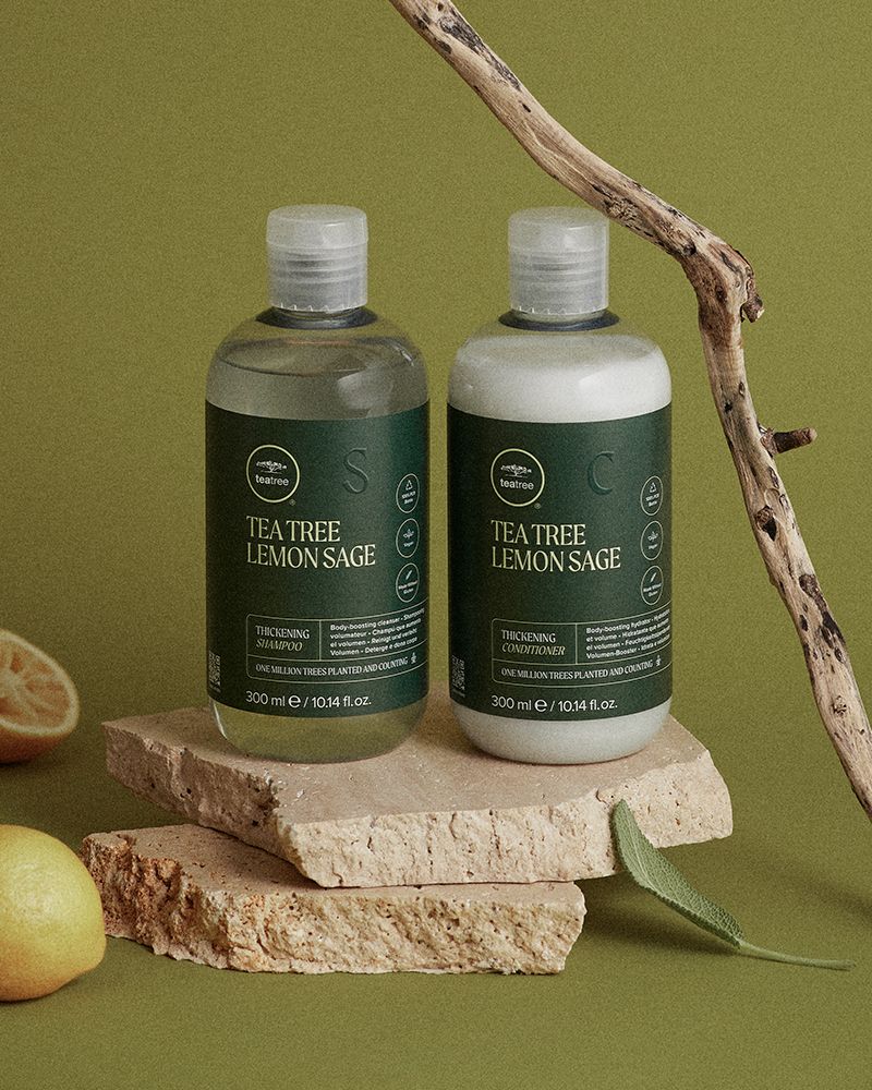 image of Tea Tree Lemon Sage Thickening Shampoo and Conditioner