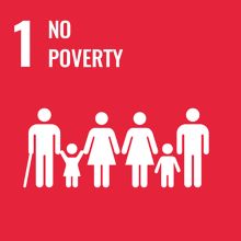 No Poverty Sustainable Development Goal badge