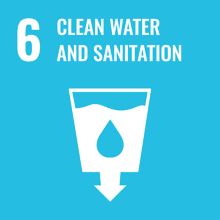 Clean Water and Sanitation Sustainable Development Goal badge