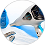 Neuro Light flat design avatar